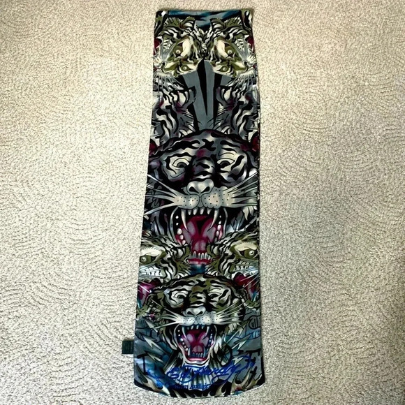 Ed Hardy Accessories - Ed Hardy by Christian Audigier, silk tiger print scarf